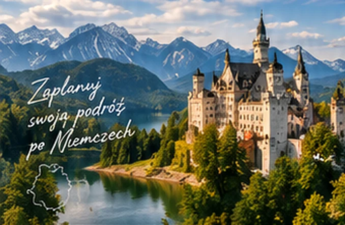 Zamek Neuschwanstein i góry Bawarii